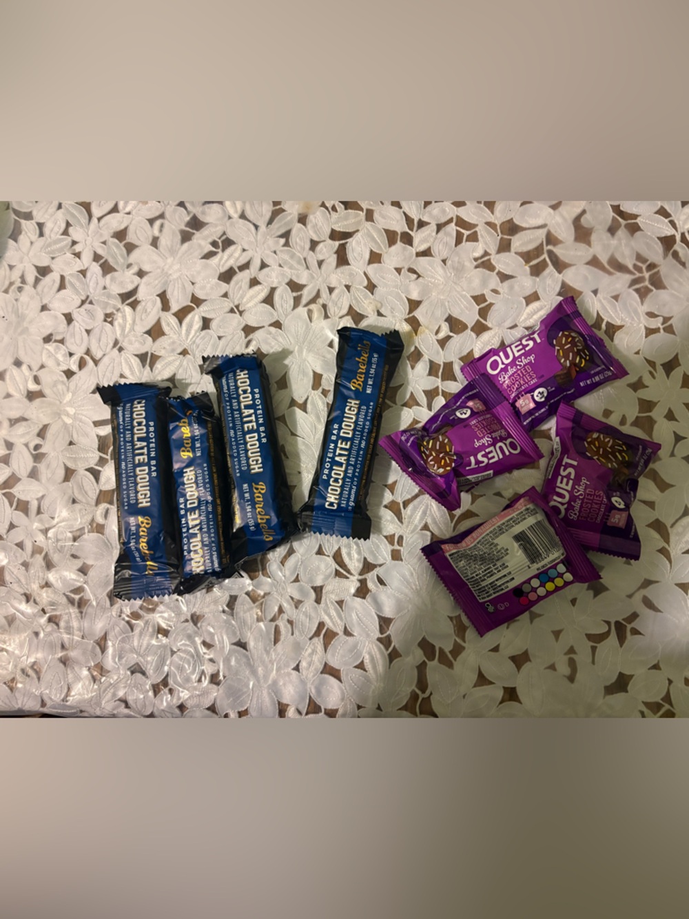 Quest Protein Cookies & Barebells Protein bars